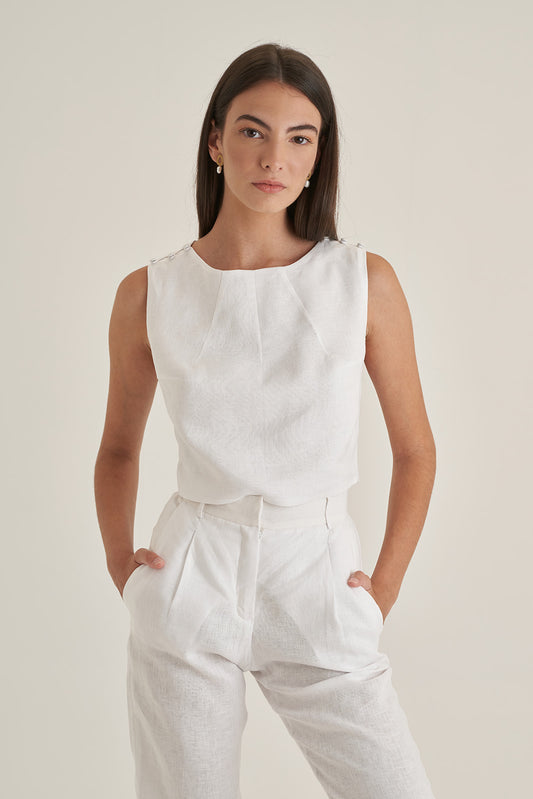 Top Marais 100% lino