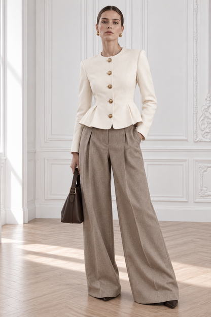 Chaqueta corta estructurada