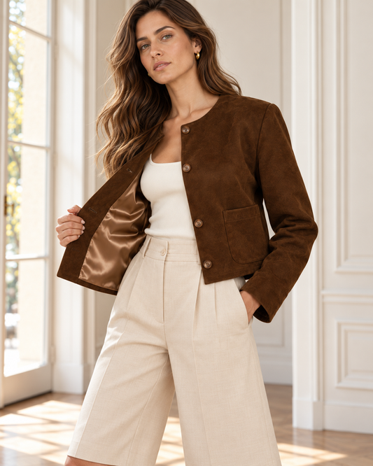 Chaqueta Aluna marrón