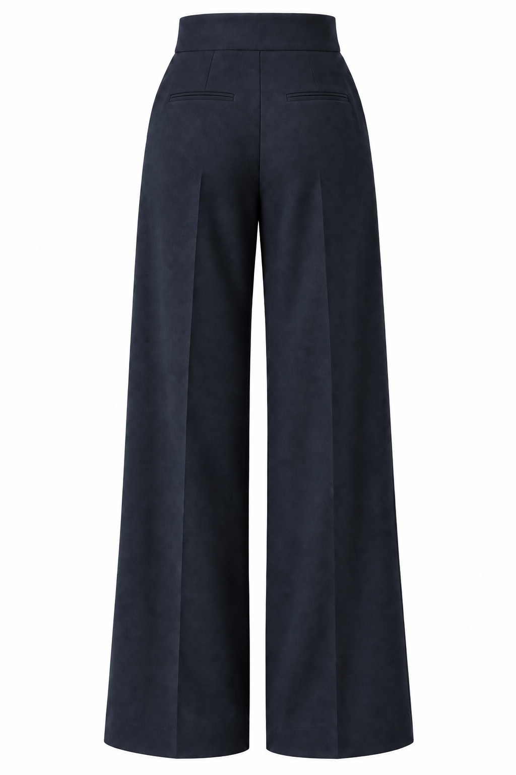 Pantalón recto con pliegues
