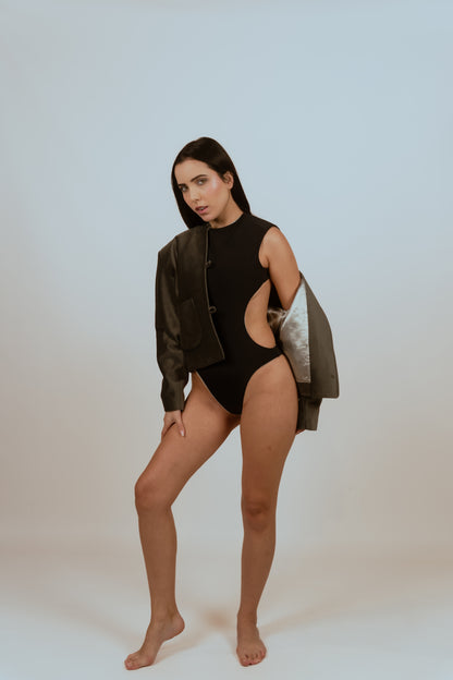 Chaqueta Aluna gris perla