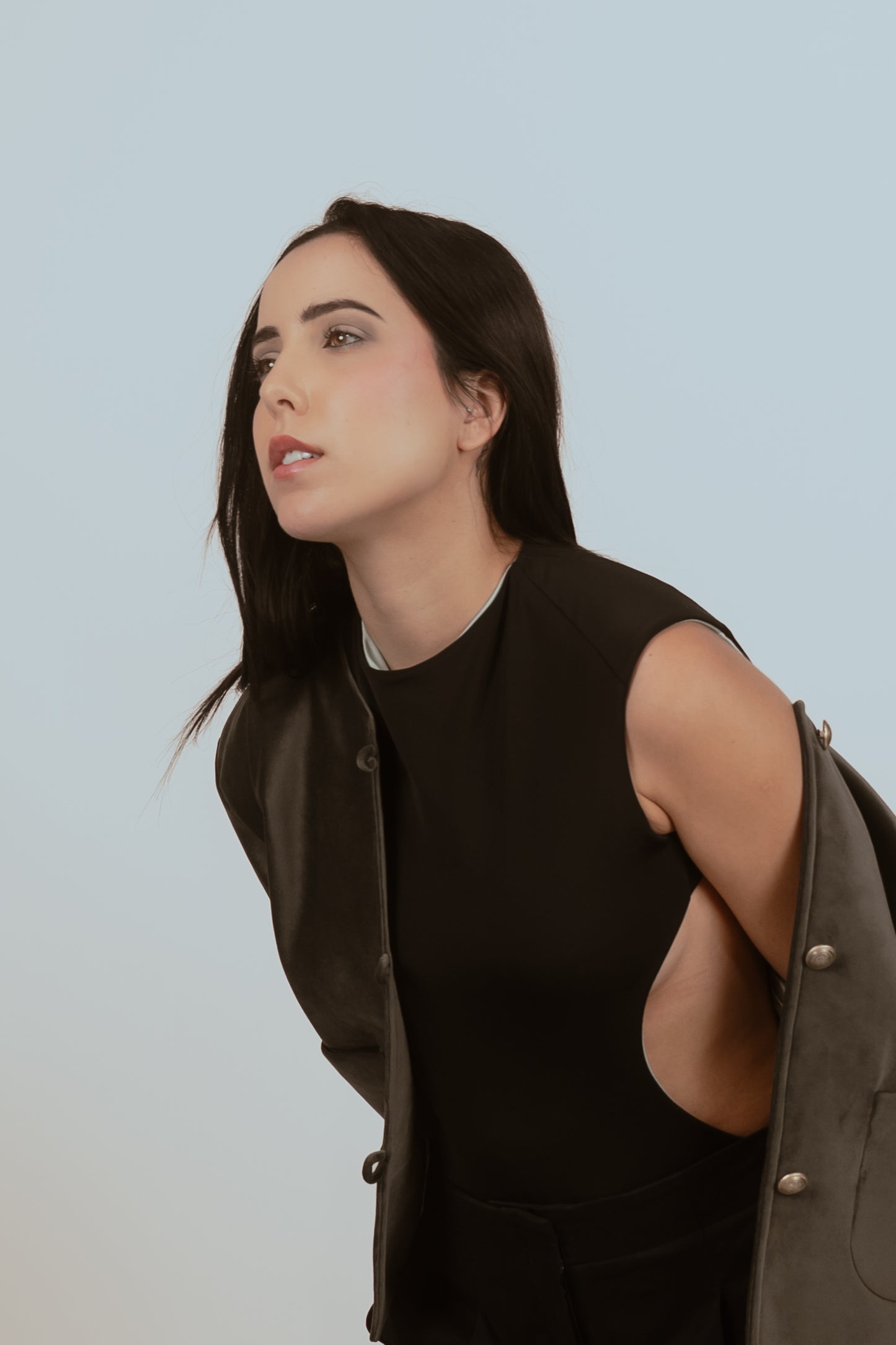 Chaqueta Aluna gris perla