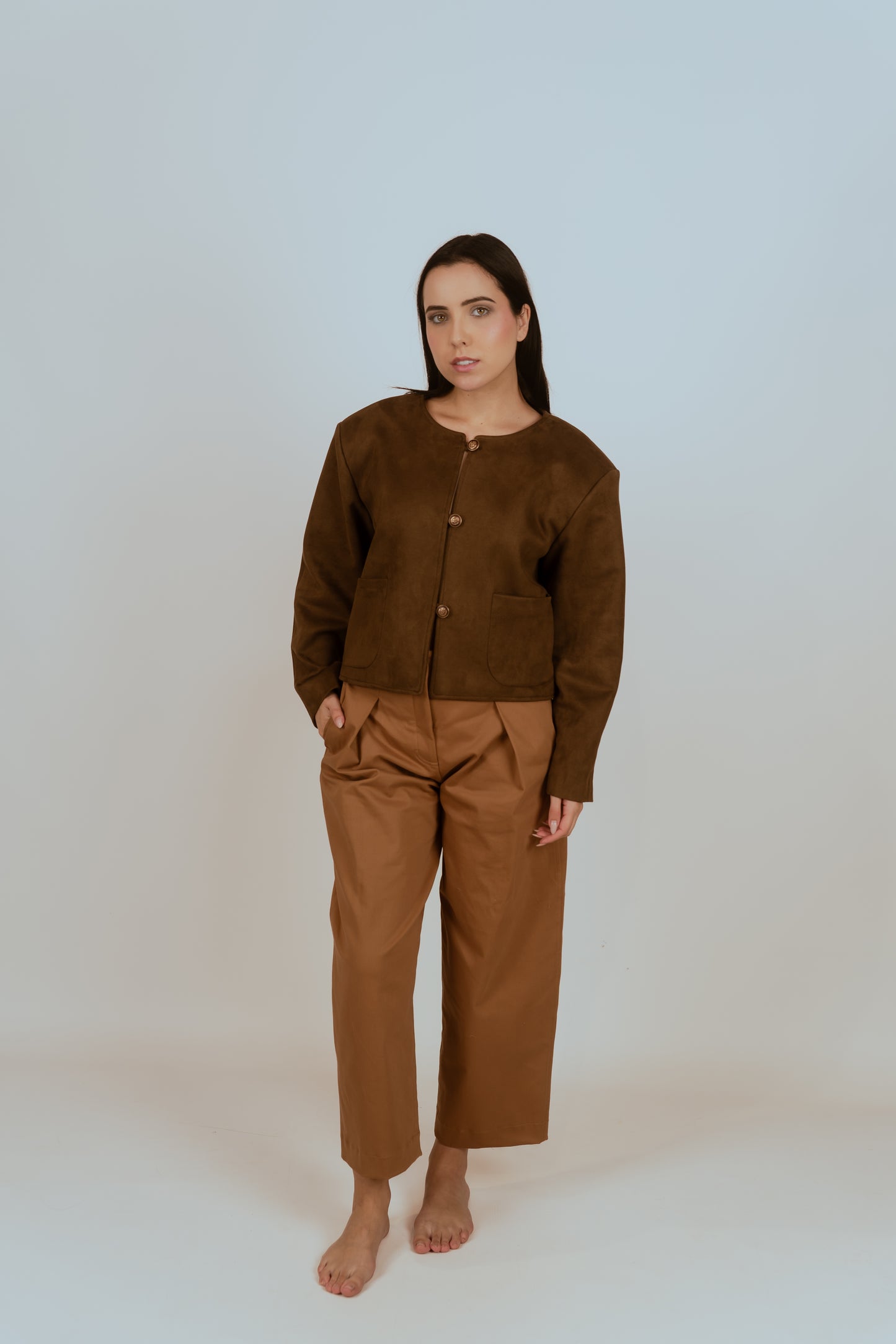 Chaqueta Aluna marrón