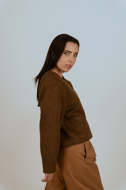 Chaqueta Aluna marrón