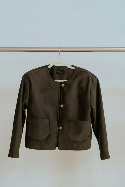 Chaqueta Aluna gris perla